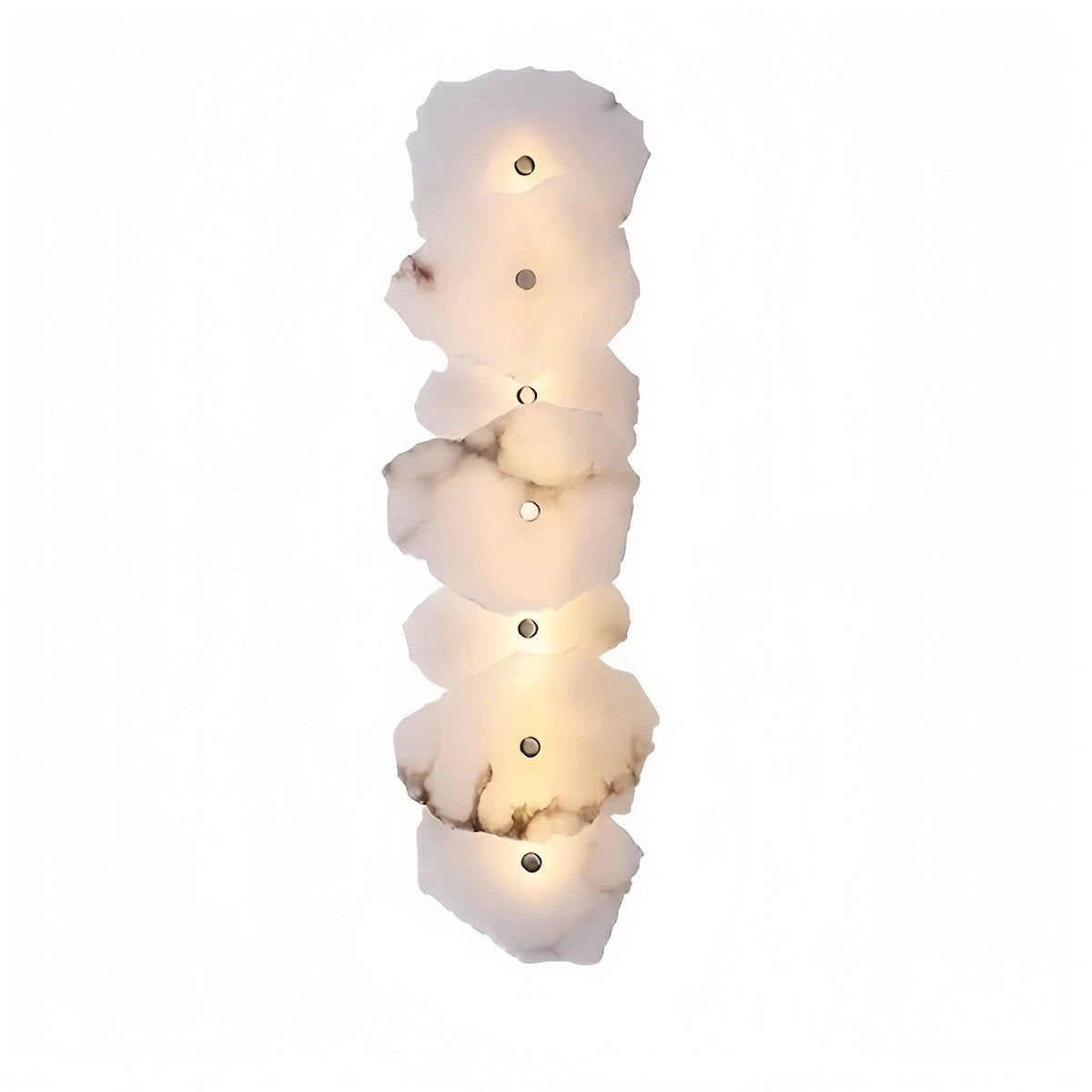 Solid Brass + Marble Wall Sconce — product view 1