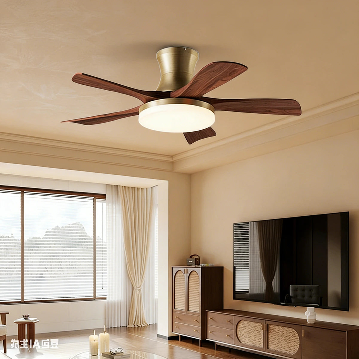 ABS fan blades Pendant Light — product view 1