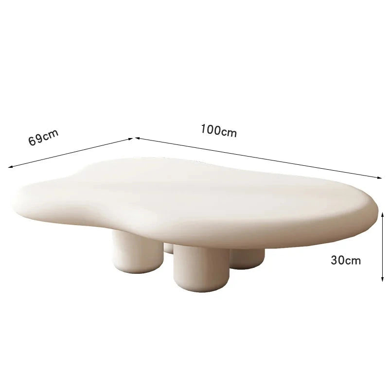 Organic Freeform Wood Coffee Table — view 5
