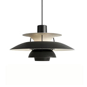 Layered Scandinavian Pendant Lamp in black finish