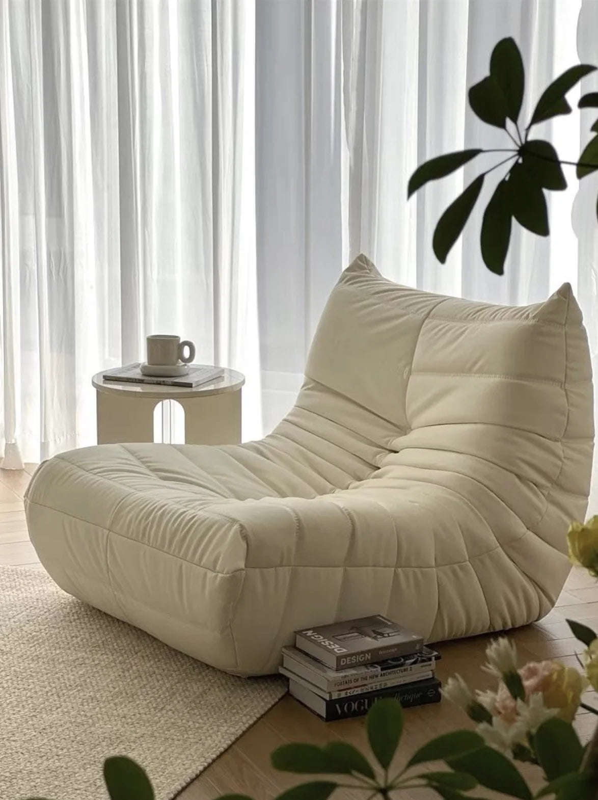 Low Profile Modular Lounge Sofa in modern living room setting